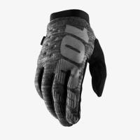 100% Мотоперчатки текстильные Brisker Glove Heather Grey