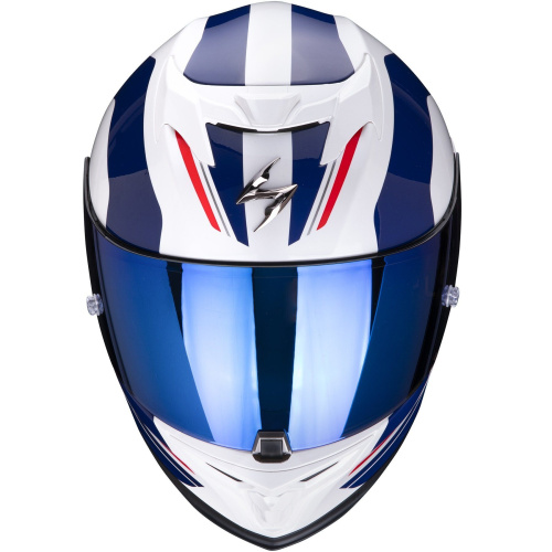 Scorpion Exo Мотошлем Exo-520 Air Lemans Белый/Синий/Красный