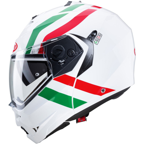 Caberg Мотошлем Duke II Superlegend Italia Белый/Зеленый/Красный